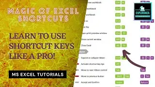Learn How to Use Shortcut Keys in Excel Like a Professional - Excel Keyboard Shortcuts