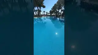 Dive into Paradise: Hilton Mallorca's Pool Oasis Awaits! ☀️💦🌴 #shorts #pool #views