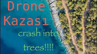 Dji Spark Crash Video - CRASH INTO TREES LUCKLY!!!     || AGISTRI ISLAND - GREECE  ||