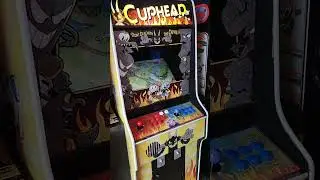 Cuphead cabinet at Cidercade Dallas.