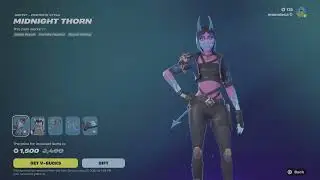 Fortnite_ Midnight Thorn skin.