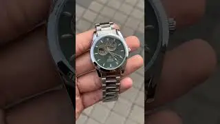 *Omega Speed master Automatic Silver Green only #menscollection#mens #womens#lifestyle#premium#life