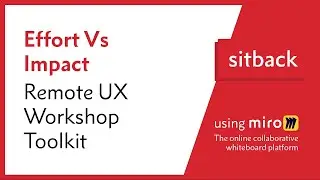 Miro Remote UX Workshop Toolkit - 10 Effort vs Impact