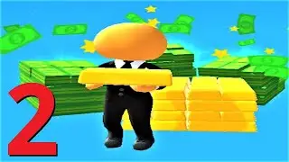 🤑 Bank Rush 🏦 GAMEPLAY Part 2 Unlocked Everything (Android, iOS)