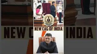 The New CAG of India | Comptroller and auditor General #shorts #polity #cag #ssc #upsc #gkfacts