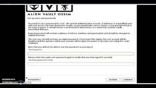 Alien Vault OSSIM Installation
