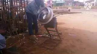 +2347017083482 Machine for coating peanut burger. New model. With Auto offloading system