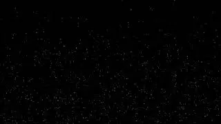 Subtle Snowfall Black Screen Effect - Fine Dust Particles Overlay - No Copyright