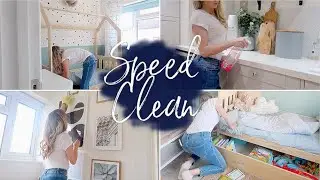 SPEED CLEAN | SPRING CLEAN MY HOUSE WITH ME