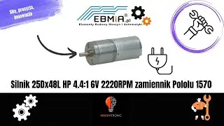 Silnik 25Dx48L HP 4 41 6V 2220RPM zamiennik Pololu 1570