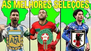 A MELHOR SELEÇÃO de CADA CONTINENTE de acordo com a FIFA