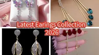 Latest earings collection 2026 | Popular beautiful earring collection for girls | elivastyle 