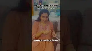 Sprouted ragi chocolate dry fruit milk mix | #forkids#milletmalt #milkmix |momsmilletsorganics