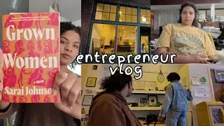 book club planning, cooking, brainstorming ideas | productive entrepreneur week in my life