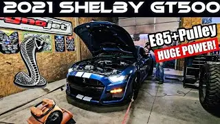 2021 Shelby GT500 на динамометре E85 + шкив | 1000 л.с.