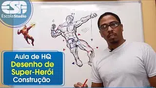 Aula de HQ - Desenho de super herói