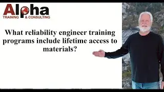 What reliability engineer training programs include lifetime access to materials?