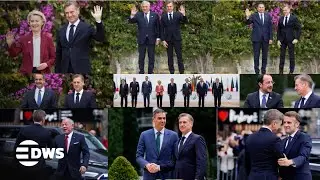 EU Leaders Arrival in Slovenia | Macron, S&aacute;nchez, von der Leyen & Others Attend MED9 Summit | AC1E