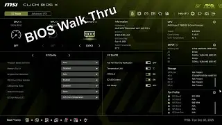 Exploring the MSI MAG x870 Tomahawk WIFI BIOS