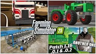Farm Sim News - ANOTHER Patch, Realistic Milking Parlor, & New Mods! | Farming Simulator 25