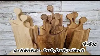 14 prkének z dubu, buku, ořechu