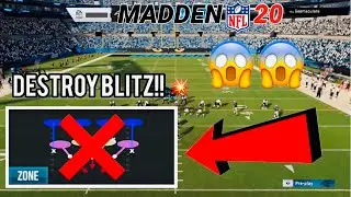 How To Beat Cover 4 Drop 2 Blitz Madden 20 | Beat Blitz Defense Madden 20 | Madden 20 Tips | TMQ #96