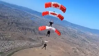 The SkyHawks Team take to the sky at the Canadian International Air Show