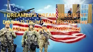 МНЕ ПРИСНИЛСЯ ПРЕЗИДЕНТ ДОНАЛЬД ТРАМП В ЗАЩИТНОМ КОРТЕНЕ КОРПУСА МОРСКОЙ ПЕХОТЫ США