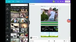 Editable Christmas Facebook Story Template, Animated Christmas Card Template, Christmas Video