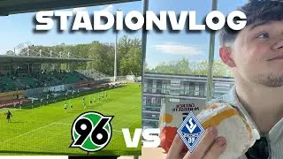 120kmh FREISTOSS zum Punktgewinn 🚀😍 | HANNOVER 96 VS WALDHOF MANNHEIM STADIONVLOG