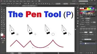 Как использовать инструмент «Перо» в Adobe Illustrator
