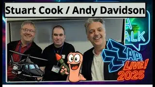 Iain Lee chats to Andy Davidson & Stuart Cook - Creators of Worms & Airwolf 2, ZZap! Live 2025 Event