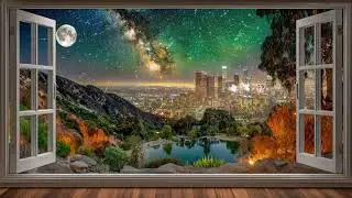 Transform Your TV Into a New Year Fireworks Window With City Lights Night Sky and Celebration Sounds