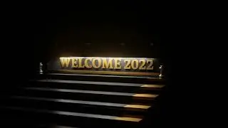 Happy new year 2022 Blender 3.0 Animation
