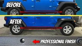 $10 Mod That Will Make Your Jeep Look 10x Better | Painting Jeep Wrangler Pinch Weld