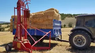 MAKİNE İLE BALYA YÜKLÜYORUZ