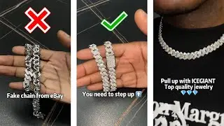 Fake vs Real jewelry / #icegiant