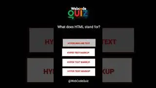 HTML Quiz 1: Test Your HTML Knowledge 