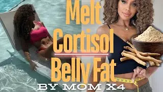 7 Keys: Melt Cortisol & Hormone Belly (Without Gyms or Diets) + Reverse Cravings -Mom x4 #weightloss
