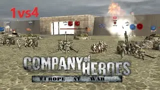 Company of Heroes Luis Webber Map (part10) 1vs4 Expert CPU [Europe At War mod]