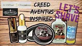 Razorock Emperor & SCENTual Obsessions | Creed Aventus Inspired | Wet Shave | Fragrance | #StayHome