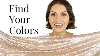 How To Find Your Skin's UNDERTONE Using Metallic Drapes | Seasonal Color Analysis | Lina Waled