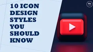 10 Icon Design Styles You Should Know | Icon Designing | #icons #icondesign #graphics #illustration