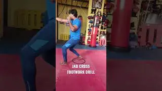 Jab cross footwork Drill.
