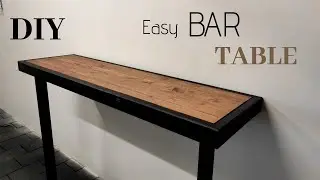 Bartisch selber bauen/ Tisch/ Bartisch/Stehtisch/Table DIY/ Bartisch einfach selber bauen