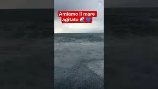 Amiamo il mare agitato 🌊💙