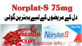 Norplat-S 75mg uses in urdu | Clopidogrel | How to use | side effects|aspirin
