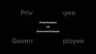 Private vs government employee #capcut #relateable #pov #oa #comedireels #funnytiktok #funnyvideo