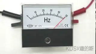 KDSI BP-670 DC10V 50HZ generator frequency meter video