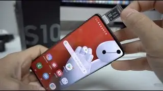How to Install SD and SIM Card into Samsung Galaxy S10